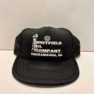 Black Whitfield Oil Company Trucker Snapback Hat